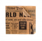 Mai&scaron;eliai mėsainiams OLDNEWS, popierinis, su PE, 15x15 cm, 250 vnt