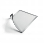 Rėmelis dokumentams DURABLE DURAFRAME&reg; MAGNETIC, A4, (pak. - 5 vnt.), sidabrinis