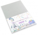 Gofruotas kartonas PENWORD, A4 5 lapai, matinis sidabrinis