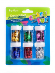 Dekoracija blizgučiai Žvyneliai 6sp.x6g CRAFT with FUN