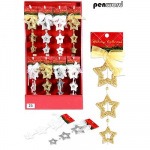 Kalėdinė dekoracija 17cm, plastikinė Nr.590244, 1 vnt