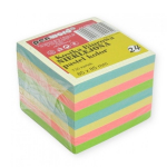 Lapeliai užra&scaron;ams PENWORD KBN-24 85x85x70mm 730 lap. pastelinių sp. neklijuoti