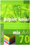Popierius MIX A4/120g/70l. KRESKA 5sp.x14