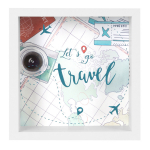 Pinigų taupyklė GOLDBUCH 920093 Let's go travel 18x18