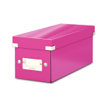Sulankstoma CD dėžė LEITZ CLICK & STORE WOW 143 x 136 x 352 rožinė