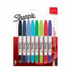 Permanentinių markerių rinkinys &bdquo;Sharpie" TWIN TIP 8 sp.