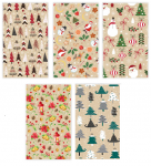 Dovanų pakavimo popierius 70x200cm P2 KRAFT GW 4, Kalėdinė tematika