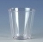 Stikliukai, vienkartiniai, 20 ml, 3,9 x 4,1 cm, 40 vnt., skaidrūs, PS