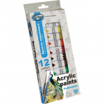 Akriliniai dažai Centrum 12 spalvų, 12ml