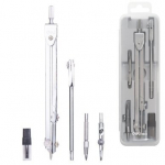Metalinis skriestuvas DELI, 5 dalių, plastikinėje dėžutėje E8604