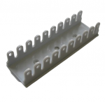 Pakabinamas laikiklis reklaminiams rėmeliams, skaidrus 10 skyrių