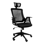 Vadovo kėdė OFFICE4YOU MERANO, juodos sp. audinys