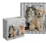 Dėlionė 250 Puppy Sign 4 , 48x33 cm, INTERDRUK