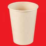 Vienkartiniai puodeliai B'Green, i&scaron; bambuko pluo&scaron;to, PLA, 355 ml, D90 mm, 50 vnt