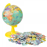 Gaublys WILD WORLD 15cm + 100 detalių dėlionė