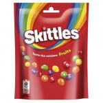 Kramtomieji saldainiai SKITTLES vaisių skonio tra&scaron;kiame cukruas glajuje 152g