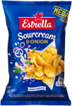 Tra&scaron;kučiai ESTRELLA, grietinės ir svogūnų skonio, 250 g