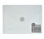 Vokas-dėklas A6 su lipniu spaustuku skaidrus 90961 OFFICE BOX