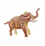 Dėlionė mėdinė 3D MINI Dramblys MA02-5 , 14 detalių, Robotime