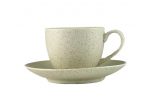 Puodelis GRANITE Cream, su lėk&scaron;tute, porcelianas, 300 ml, H 8,5 cm, vnt