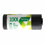 &Scaron;iuk&scaron;lių mai&scaron;ai SORTEX, 100 l, 35 mikr, LDPE, 70 x 90 cm, 10 vnt., juodos sp.