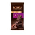 Juodasis &scaron;okoladas Roshen Bitter 80%, 85 g