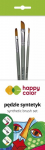Teptukų rinkinys Happy Color 7263 3vnt. (N.4,6,8,) sintetika