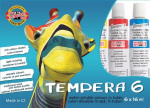 Tempera KOH-I-NOOR, 6 spalvos po 16ml