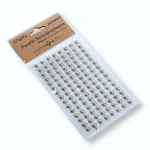 Dekoracija rankdarbiams Perlai (limpantys) sidabriniai 120vnt./8mm, PRS-07 PENWORD