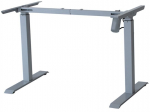 Reguliuojamo auk&scaron;čio stalo rėmas SUN-FLEX&reg;DESKFRAME II, 70-117cm, sidabrinis/pilkas