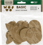 Dekoracija "BASIC" 5vnt. HA4512 1006-BA5, tvirto ECO kartono, Happy Color