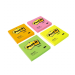 Lipnūs lapeliai POST-IT &bdquo;Neon&ldquo;, 76 x 76 mm, 100 lapelių, žalia