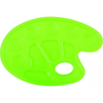 Paletė dažams HAPPY COLOR plastikinė žalia 23x17 cm