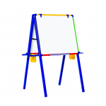 Dvipusė magnetinė lenta su stovu BI-OFFICE SCHOOLMATE 62x80, 110 cm auk&scaron;tis
