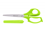Žirklės Kangaro Trendy TR-83C-Y, 21cm, &scaron;viesiai žalios, su dangteliu