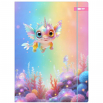 Aplankas A4 su gumele kartoninis Happy Color Aqua Cuties Candy 2431-AC02
