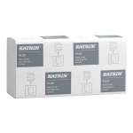 Rank&scaron;luostinės servetėlės Katrin Plus Z-fold One Stop M2, 2 sluoksniai, 144 lapelių/pak, 87303