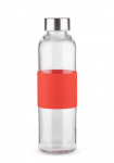Stiklinė gertuvė GLASSI 480ml BC16207-04, raudona sp.