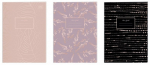 Sąsiuvinis INTERDRUK Metallic Rose Gold, A4, 60 lapų langeliais 70g/m2