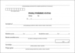 Pinigų priėmimo kvitai, A6 formato, 50 komplektų, ne numeracijos, 2 sluoksnių