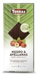 &Scaron;okoladas STEVIA, juodasis su rie&scaron;utais, 125 g