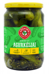 Marinuoti agurkėliai KĖDAINIŲ, 0,72/660/360 g