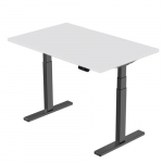 Profesionalus reguliuojamo auk&scaron;čio stalas, 139cm x 68cm, baltas