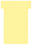 Nobo T-Card kortelės 2 dydžio, geltonos, 100vnt 2002004