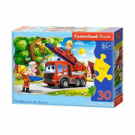 Castorland dėlionė FIREFIGHTERS TO THE RESCUE 30 det.