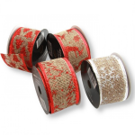 Dekoratyvinė džiuto juostelė 30mm/2m Nr.H068 PENWORD