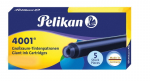 Ra&scaron;alo kapsulės Pelikan 4001/5vnt. juodai-mėlynos ilgos 310607