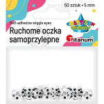Dekoracija akytės 5mm 50vnt. limpančios TITANUM