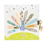 Užra&scaron;ų knygutė GOLDBUCH 44395 Pavo su spynele| 17x17| 96 psl|balti lapai