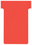 Nobo T-Card kortelės 2 dydžio, raudonos, 100vnt 2002003